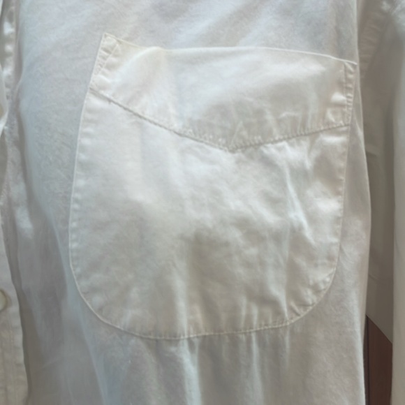 Gap long sleeve button-down shirt 100% cotton pocket collar women’s size S small - Picture 3 of 13